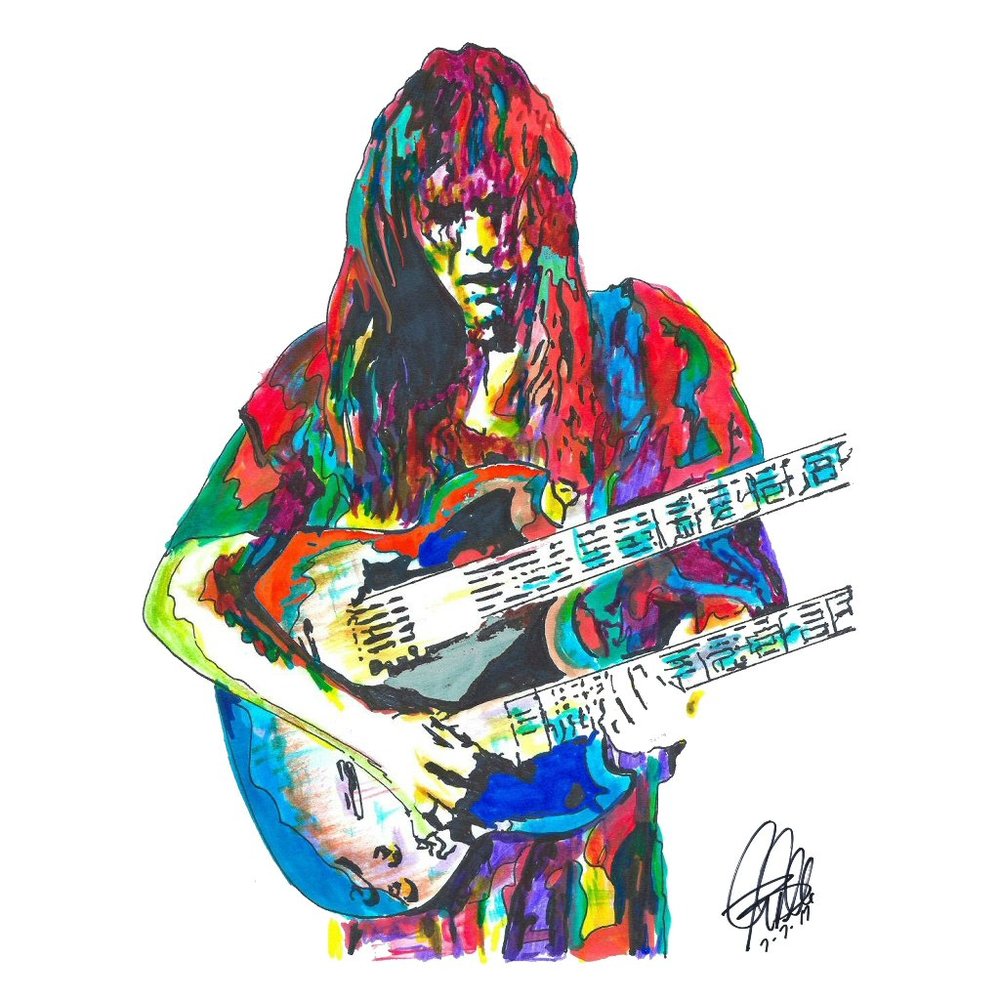Steve Howe Yes Guitar Rock Music Poster 18x24